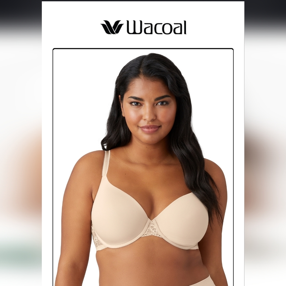 Wacoal French Garden Seamless Underwire T-Shirt Bra  Style 85340 Size 34DDD